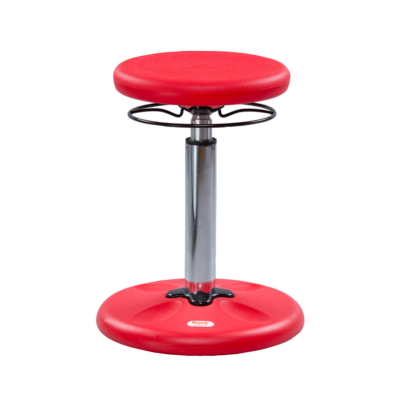 Kids Adjustable Wobble Chair Red 15.5in-21.5in