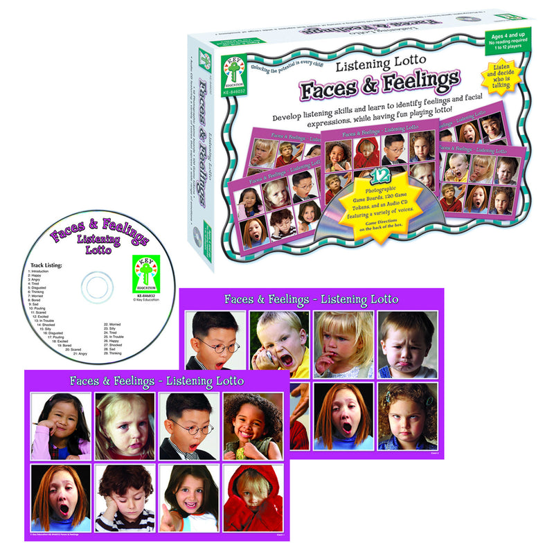 Listening Lotto Faces & Feelings