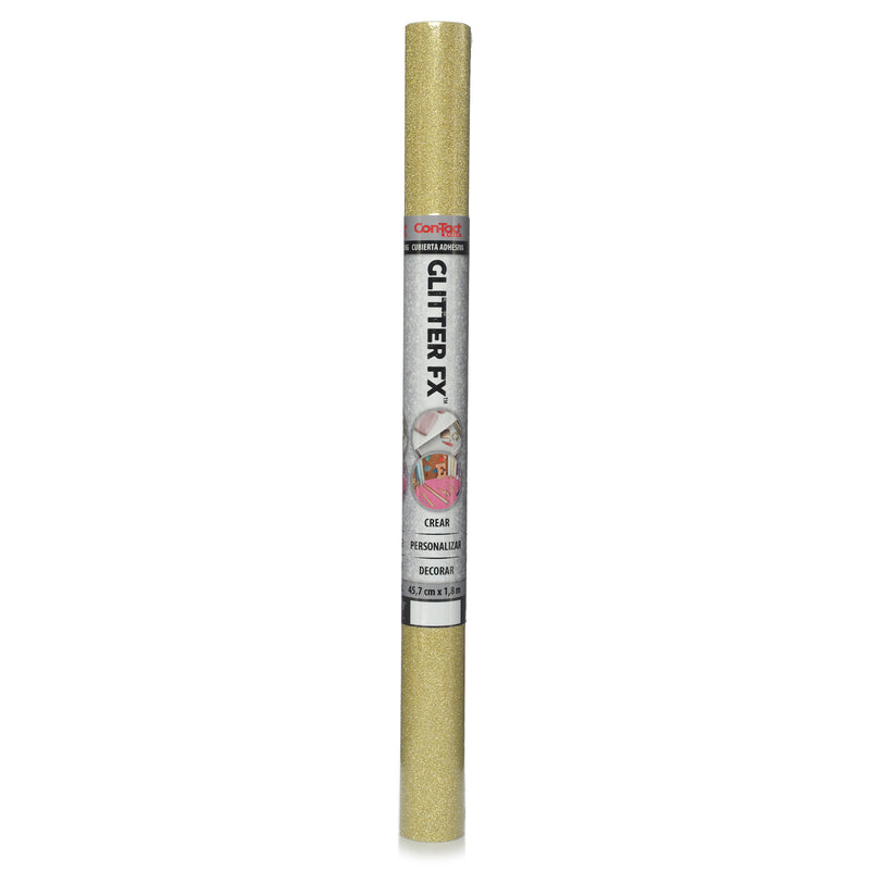 Glitter Fx Gold Adhesive Liner 18in X 6ft