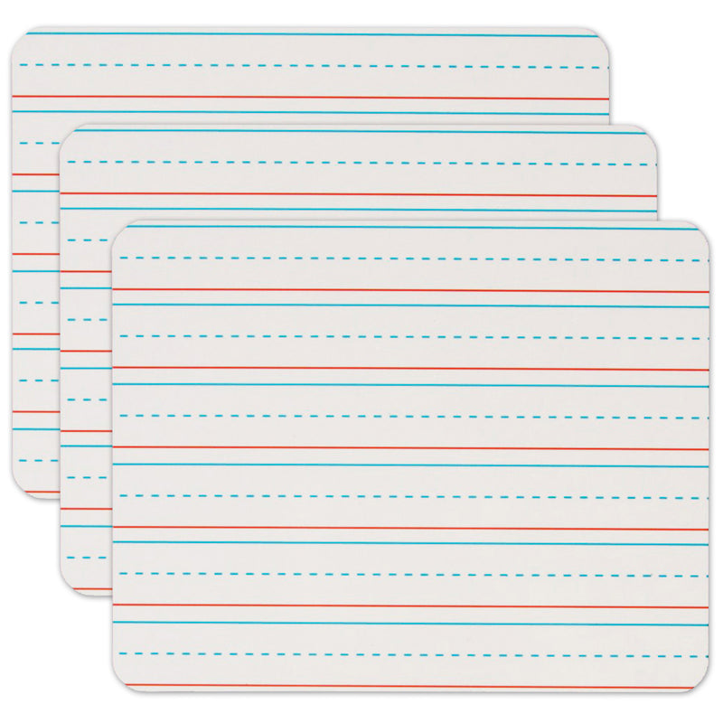 (3 Pk) Dry Erase Sheets Lined Replacement Handwriting 8 Per Pack