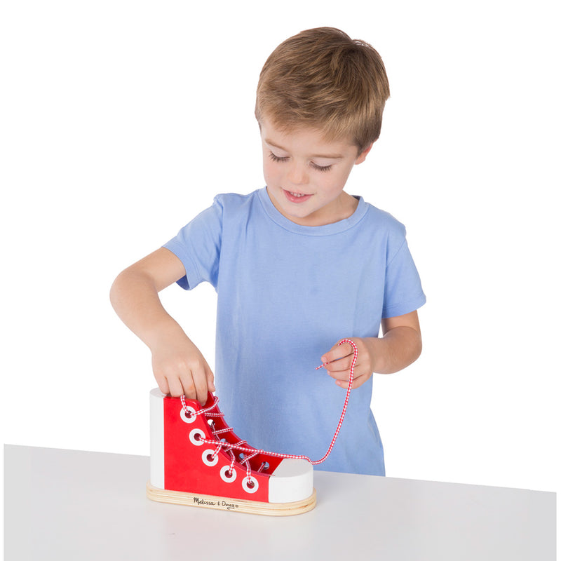Wood Lacing Sneaker