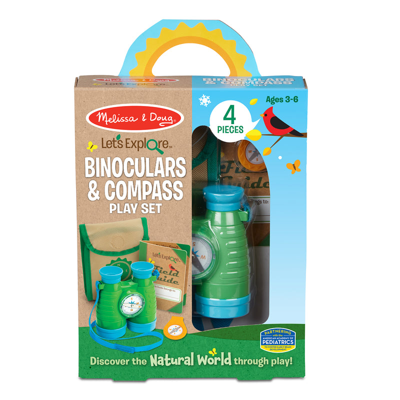 Binoculars & Compass Play Set Lets Explore