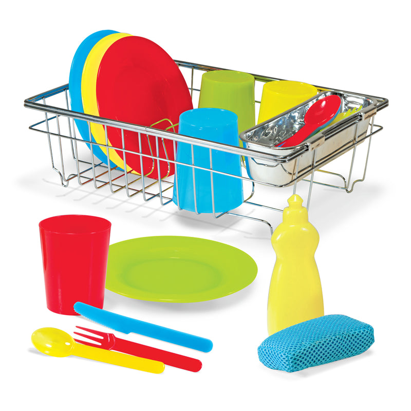Lets Play House Wash & Dry Dish Set