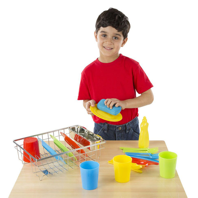 Lets Play House Wash & Dry Dish Set