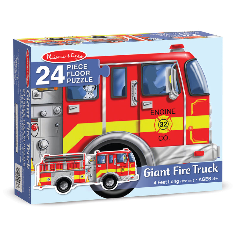 Floor Puzzle Giant Fire Truck