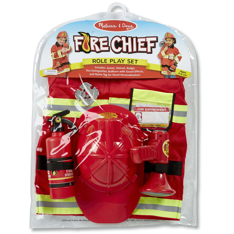 Role Play Fire Chief Costume Set