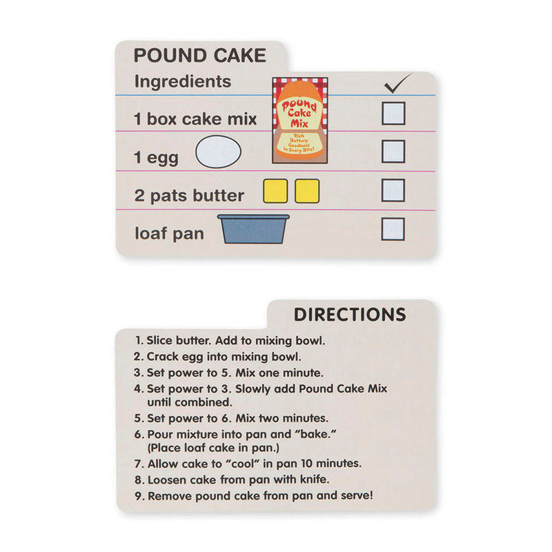 Wooden Make A Cake Mixer Set