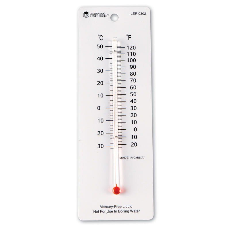 Student Thermometers 10-pk 2 X 6 Plastic Backing