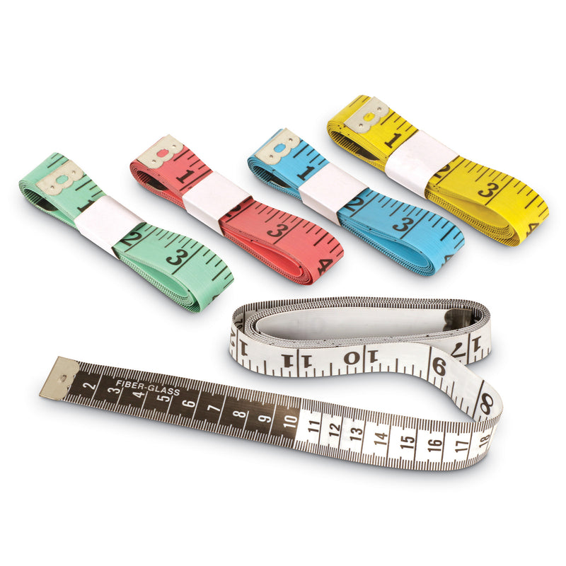 English-metric Tape Measures 10-pk 60in Plastic