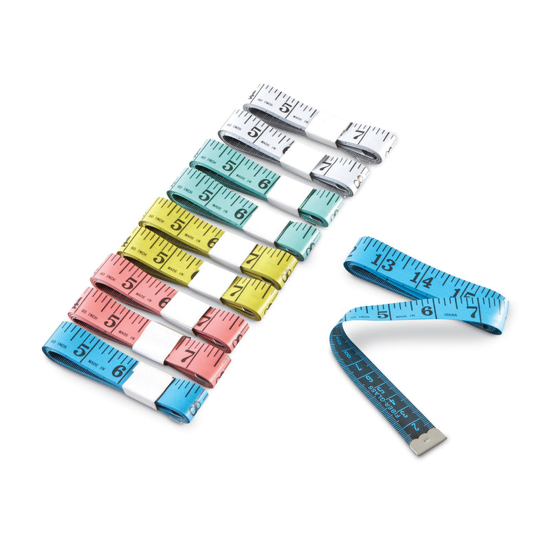 English-metric Tape Measures 10-pk 60in Plastic
