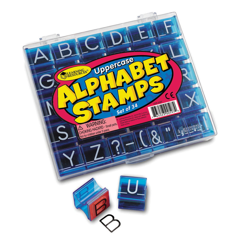 Uppercase Alphabet & Punctuation Stamps