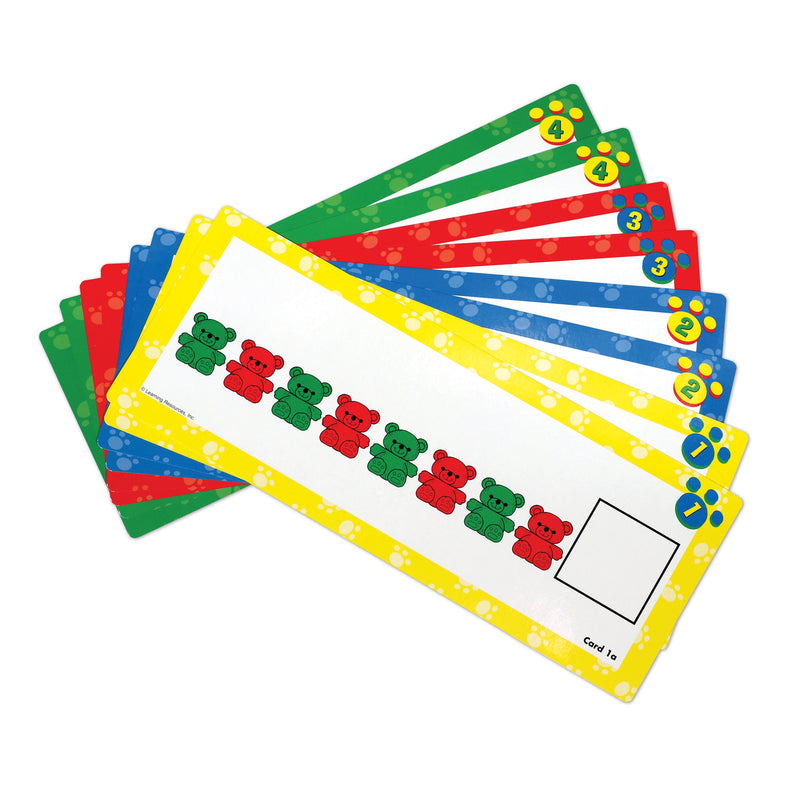 Three Bear Family Pattern 16-pk Cards Double-sided