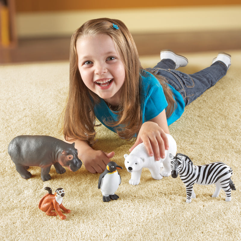 Jumbo Zoo Animals 5-set