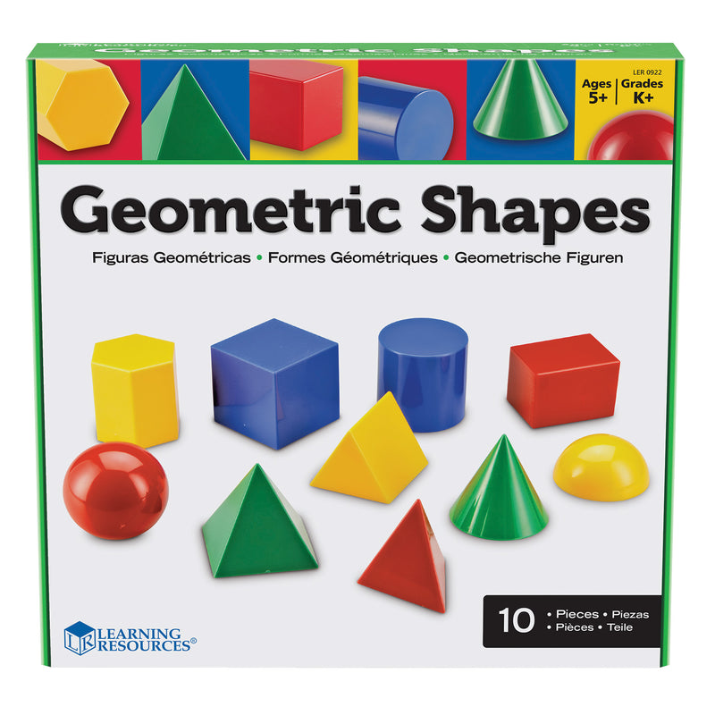 Large Geometric Shapes 10-pk 3d