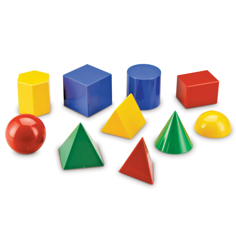 Large Geometric Shapes 10-pk 3d