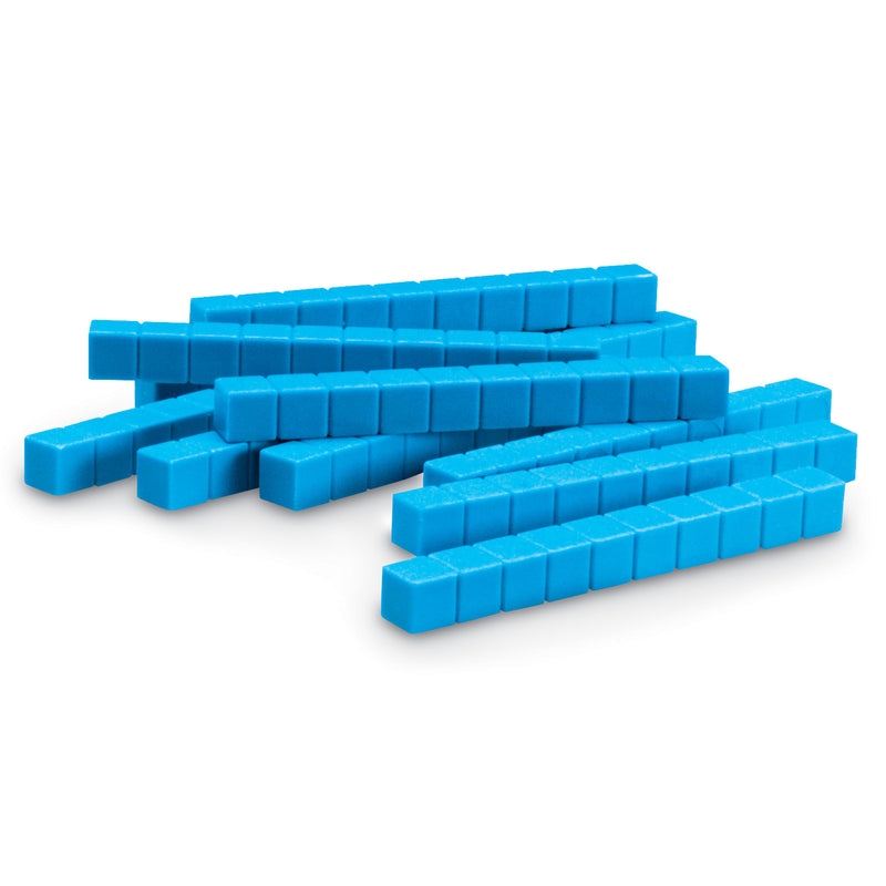 Base Ten Rods Plastic Blue 50 Pk 1x1x10cm