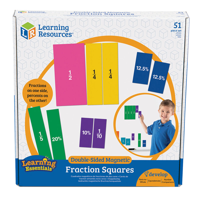 Double Sided Magnetic Fraction Squares