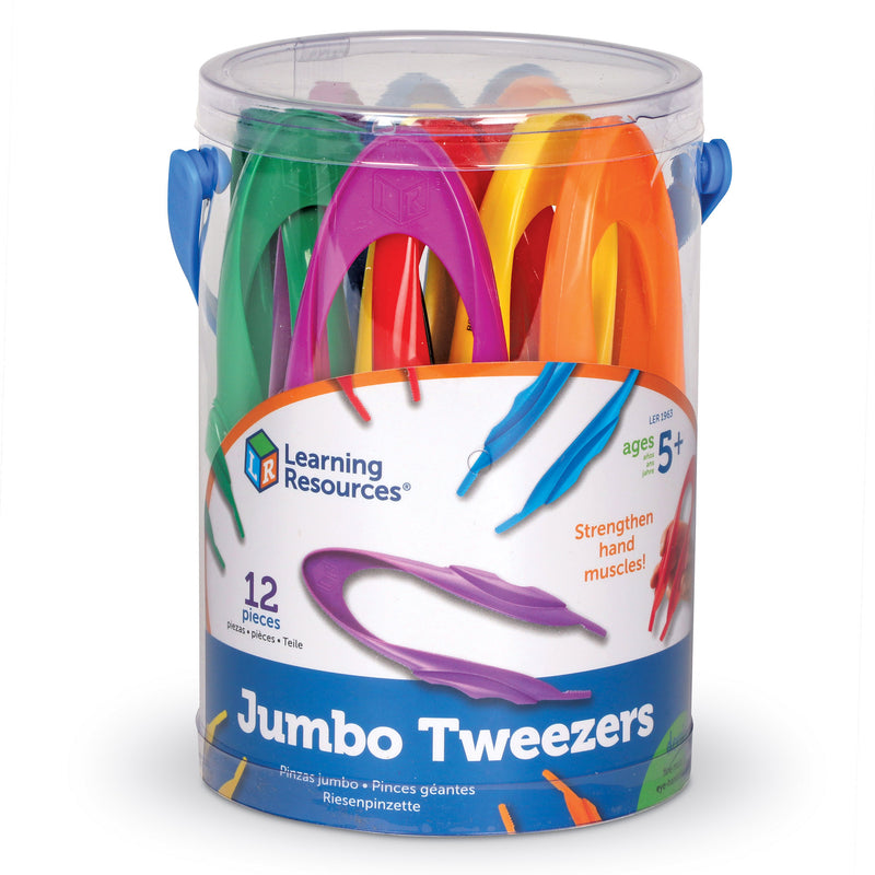 Easy Grip Tweezers Set Of 12