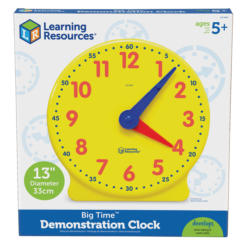 Big Time Clock Demonstration 12 Hr 13-1-4h Plastic