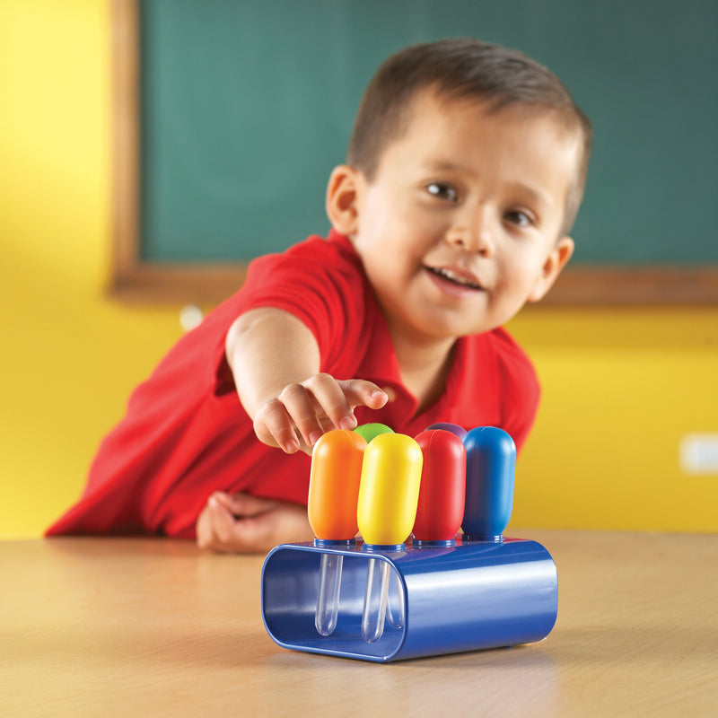 Primary Science Jumbo Eyedroppers Set Of 6 In A Stand