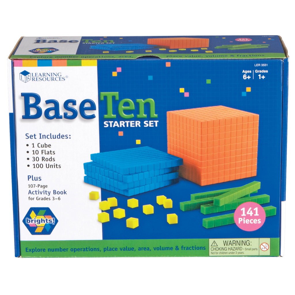 Base Ten Starter Set Brights