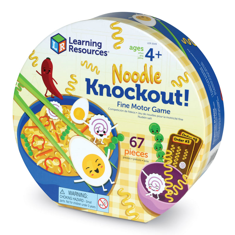 Noodle Knockout Fine Motor Game