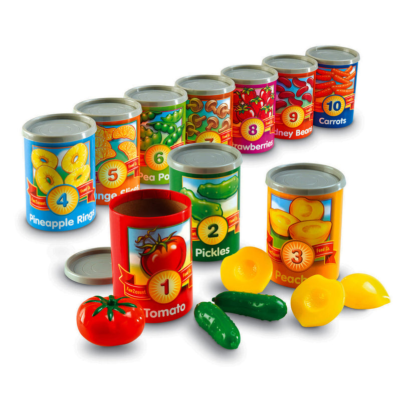 1 To 10 Counting Cans