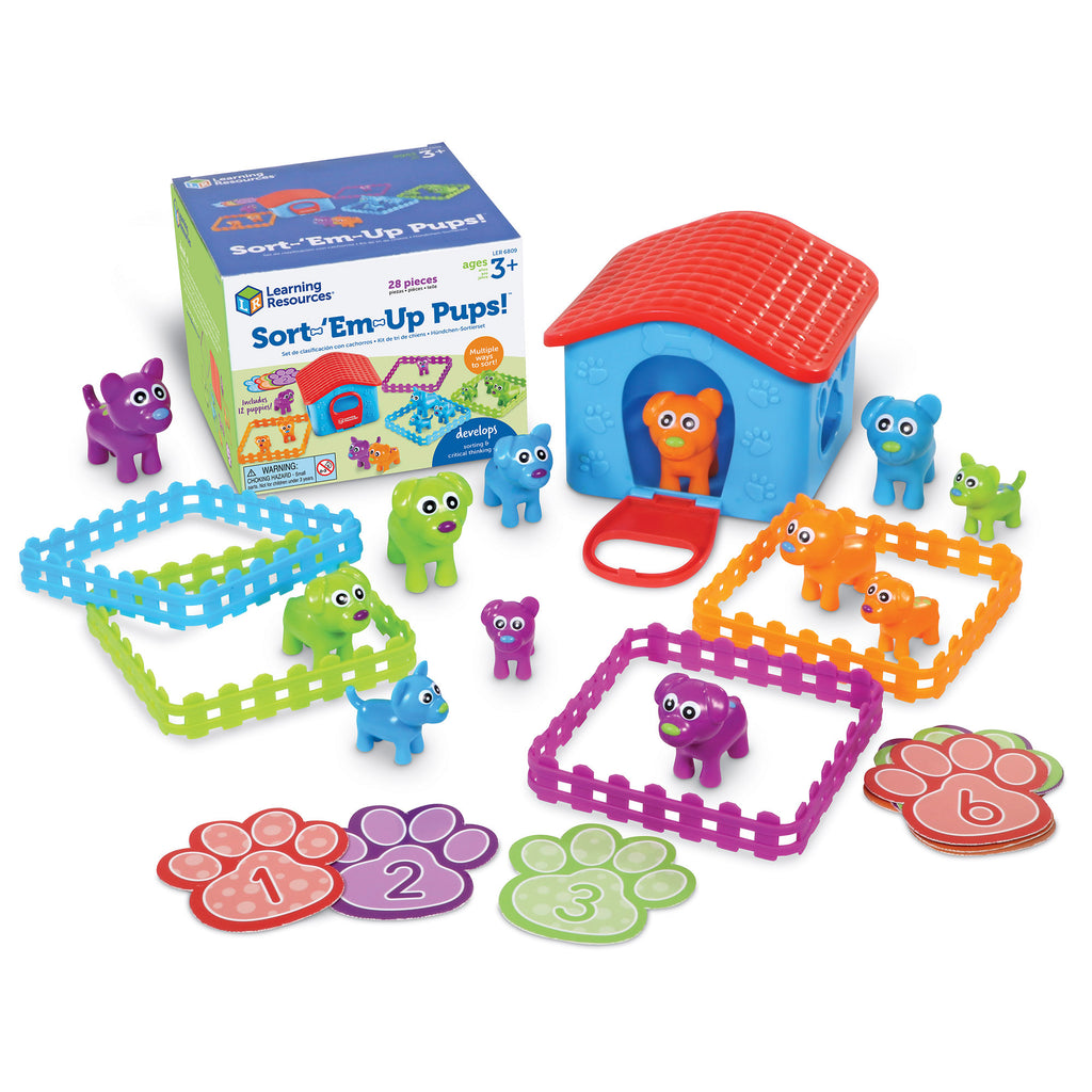 Sort Em Up Pups Activity Set