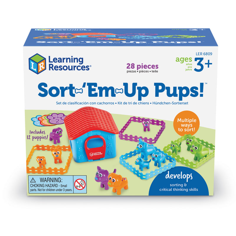 Sort Em Up Pups Activity Set