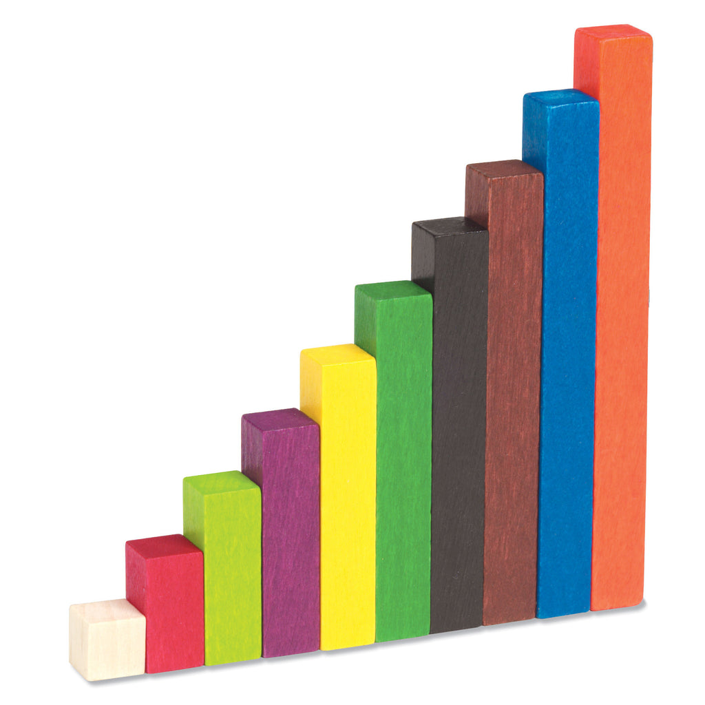 Cuisenaire Rods Small Group 155-pk Wood