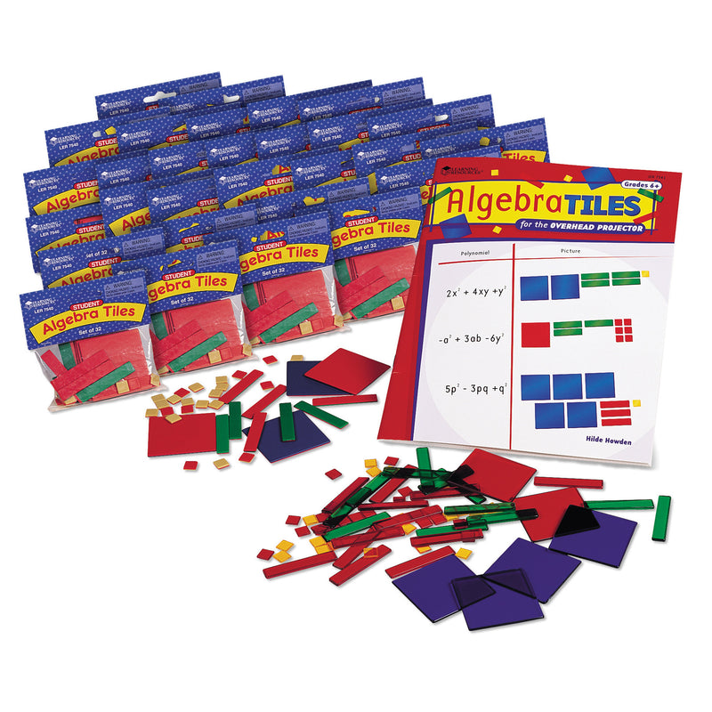 Algebra Tiles Classroom 30-set 30 Student Sets