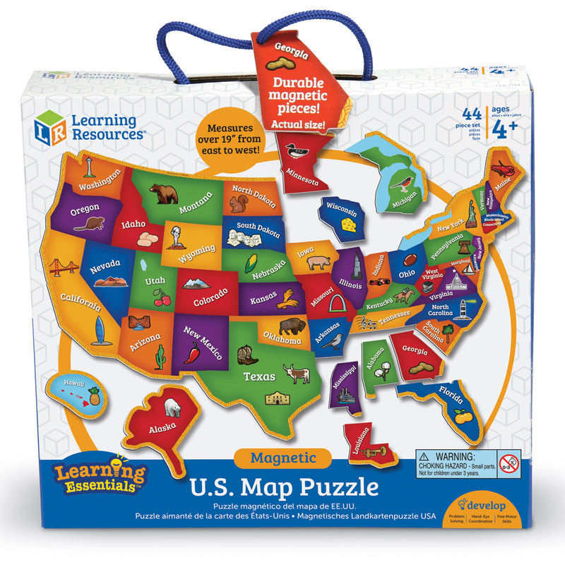 Magnetic Us Map Puzzle