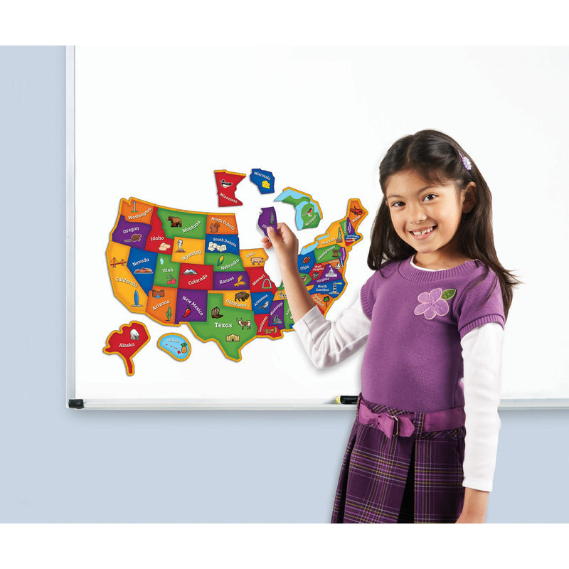 Magnetic Us Map Puzzle