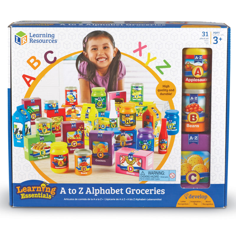 A To Z Alphabet Groceries