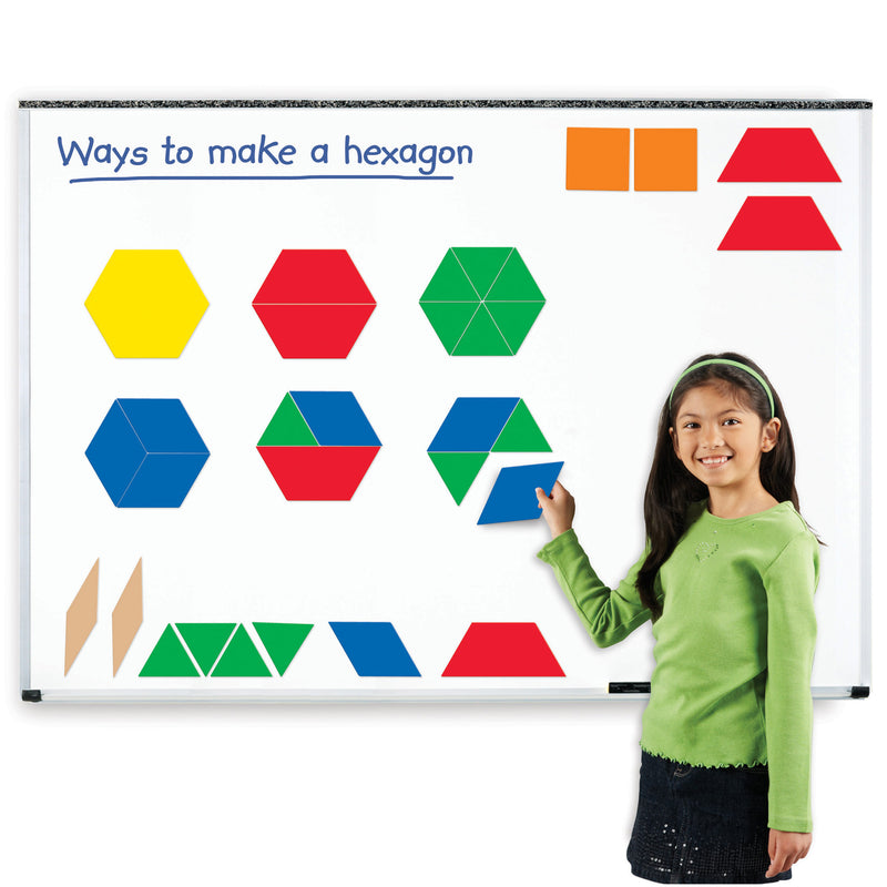 Giant Magnetic Pattern Blocks Set Of 47