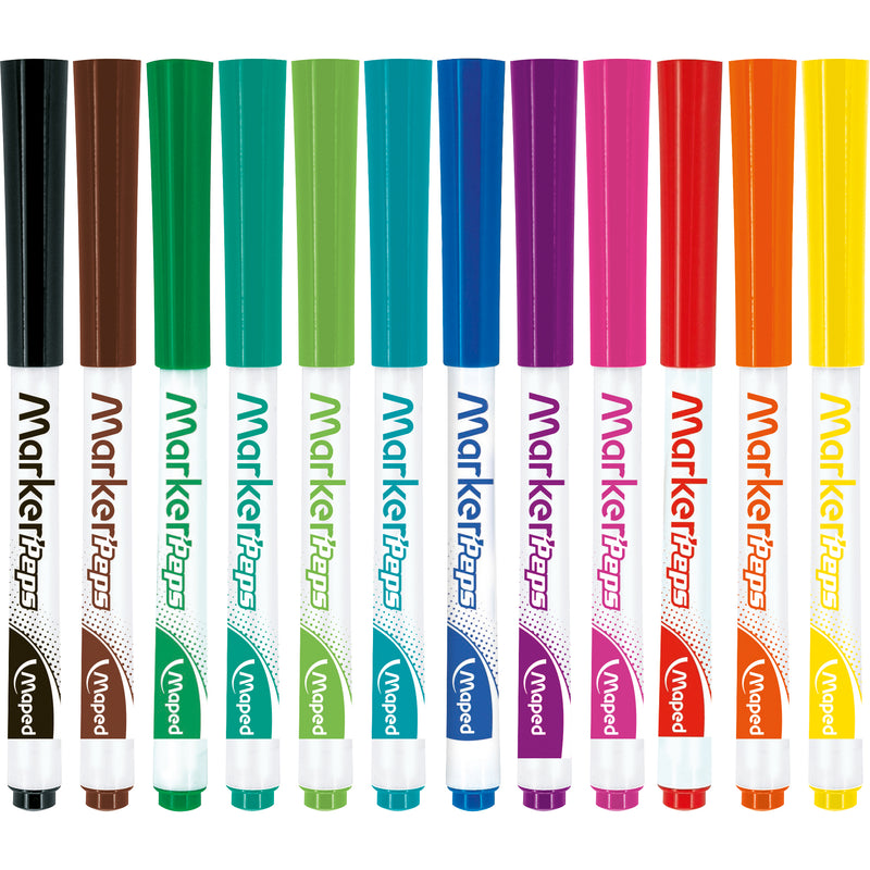 Fine Tip Markers School Pack Dry Erase