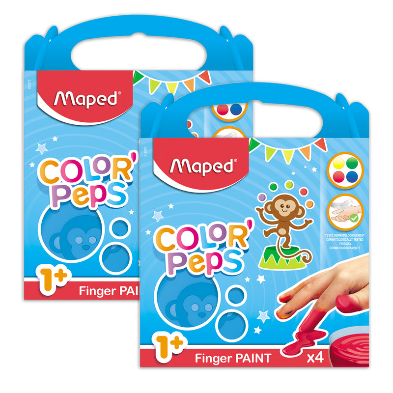 (2 Pk) Color Peps Finger Paint 4 Colors