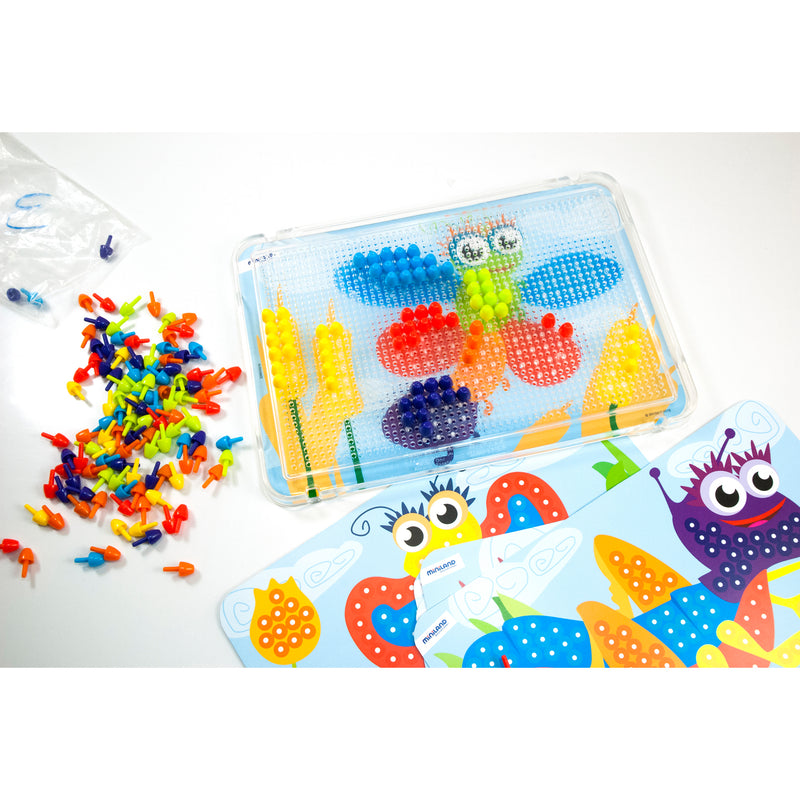 Pegs 3-8in 180 Pegs-6 Worksheets