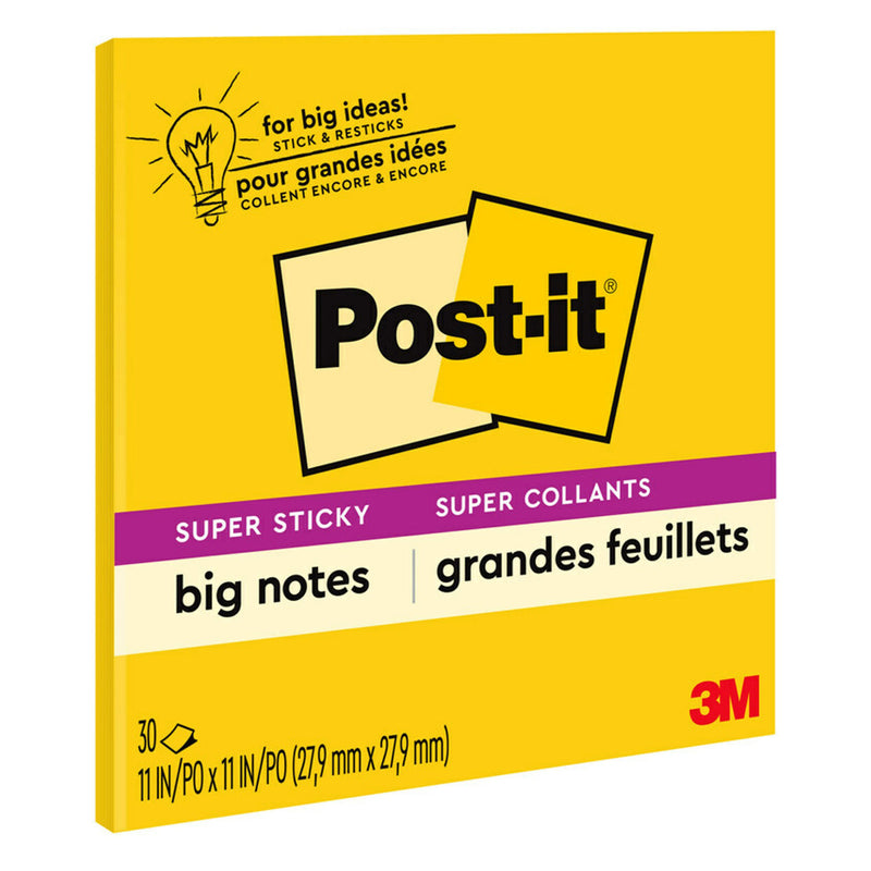 11in X 11in Yellow Post It Big Pads