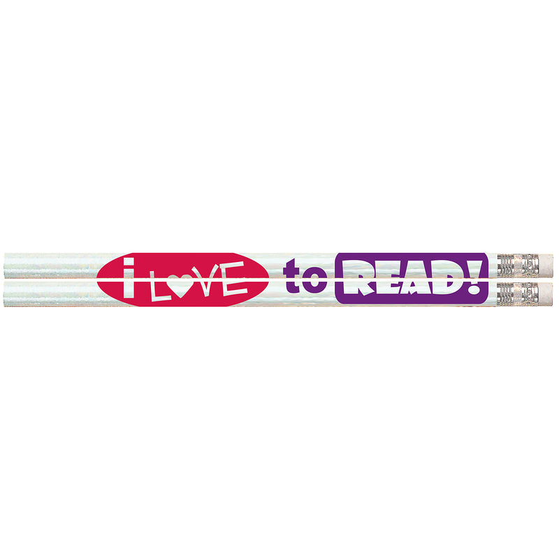 (12 Dz) I Love To Read Pencils 12 Per Pk