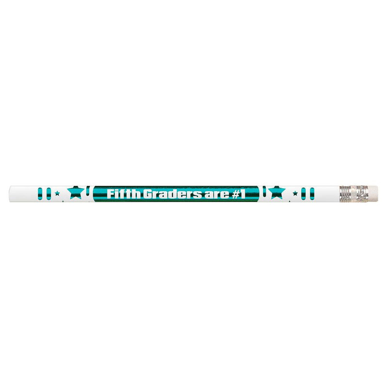 5th Graders Are #1 12pk Motivational Fun Pencils