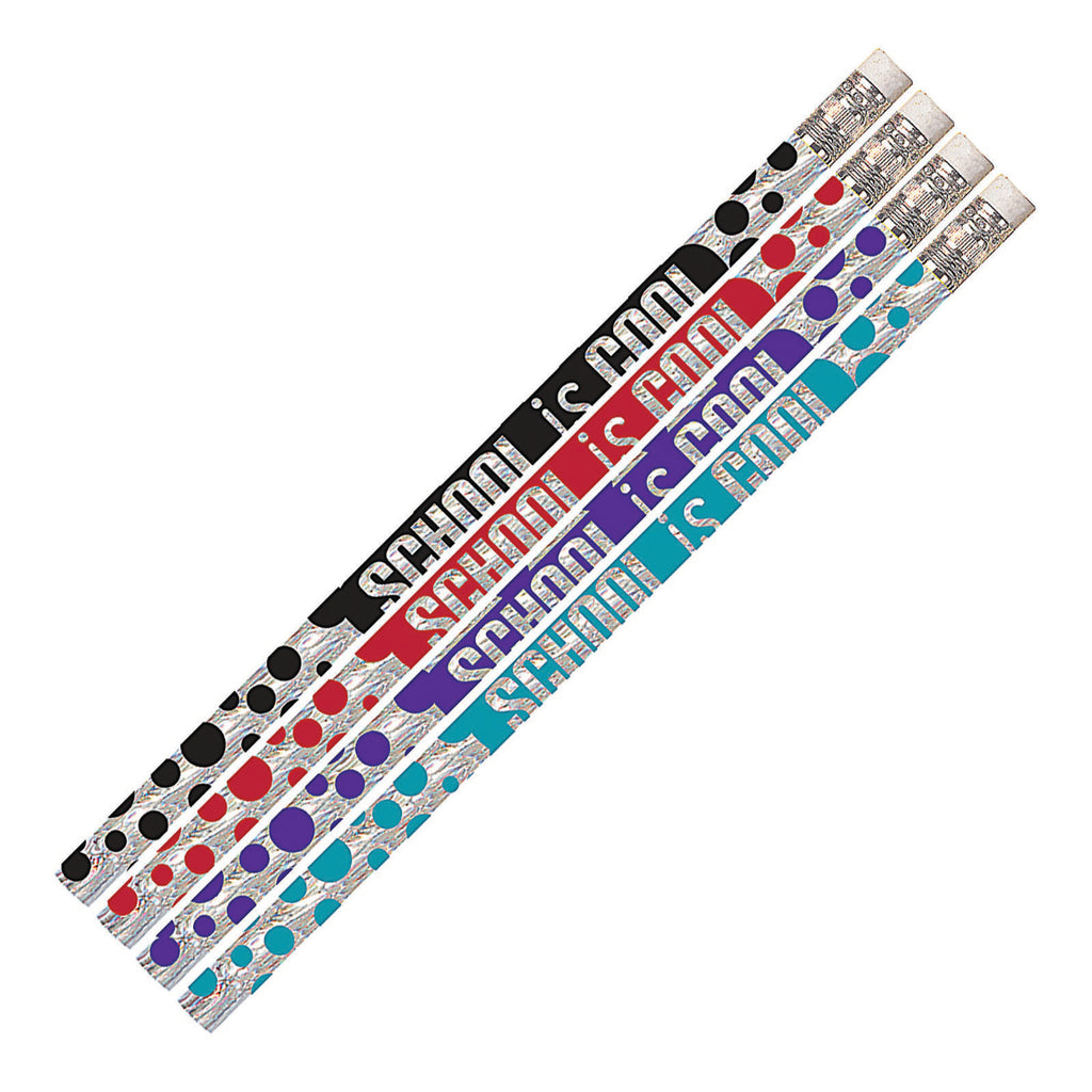 School Is Cool Pencil Pack Of 12