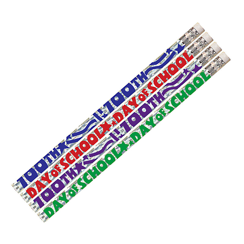 100th Day Of School 12pk Pencil