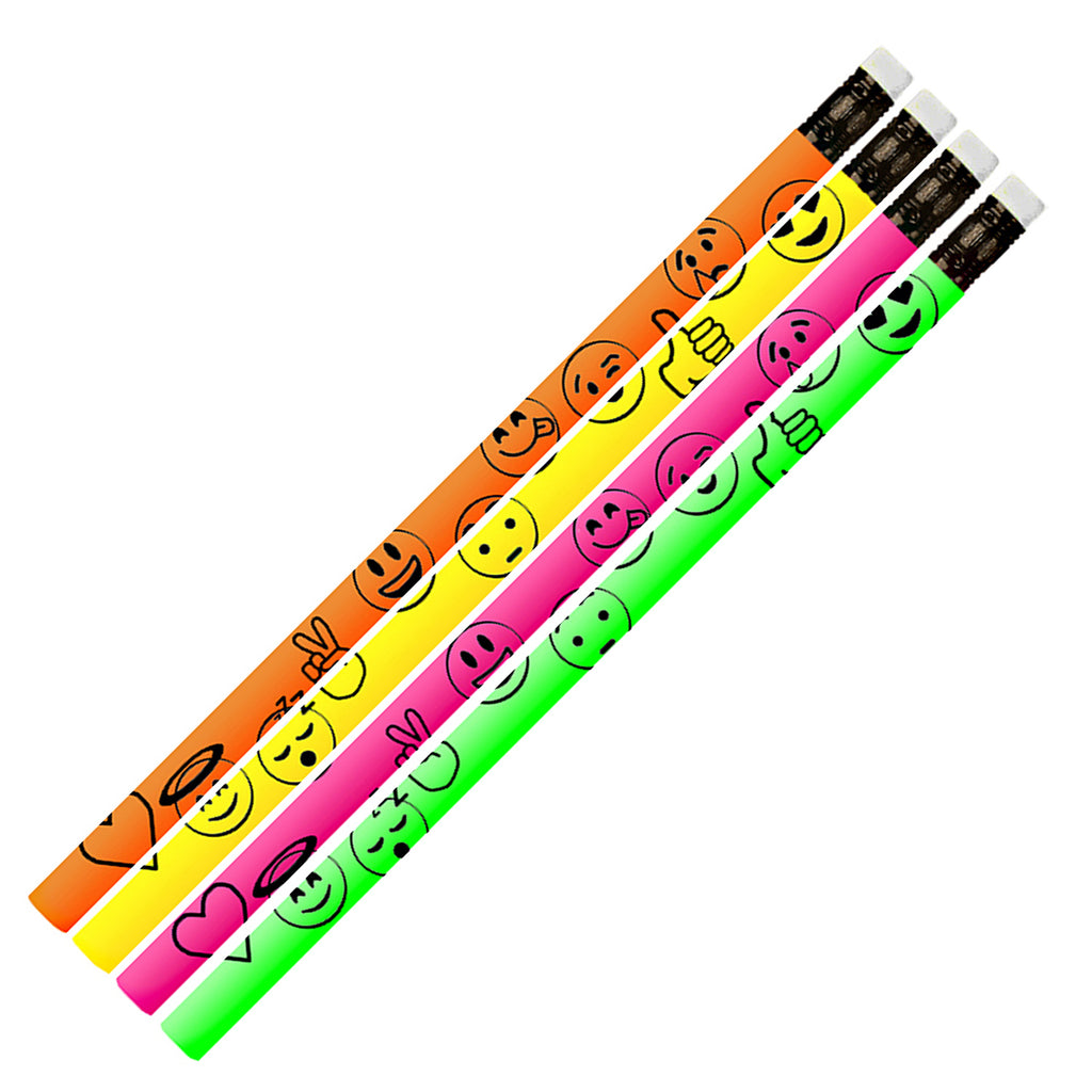 (12 Dz) Everyday Emojis Pencil 12 Per Pk