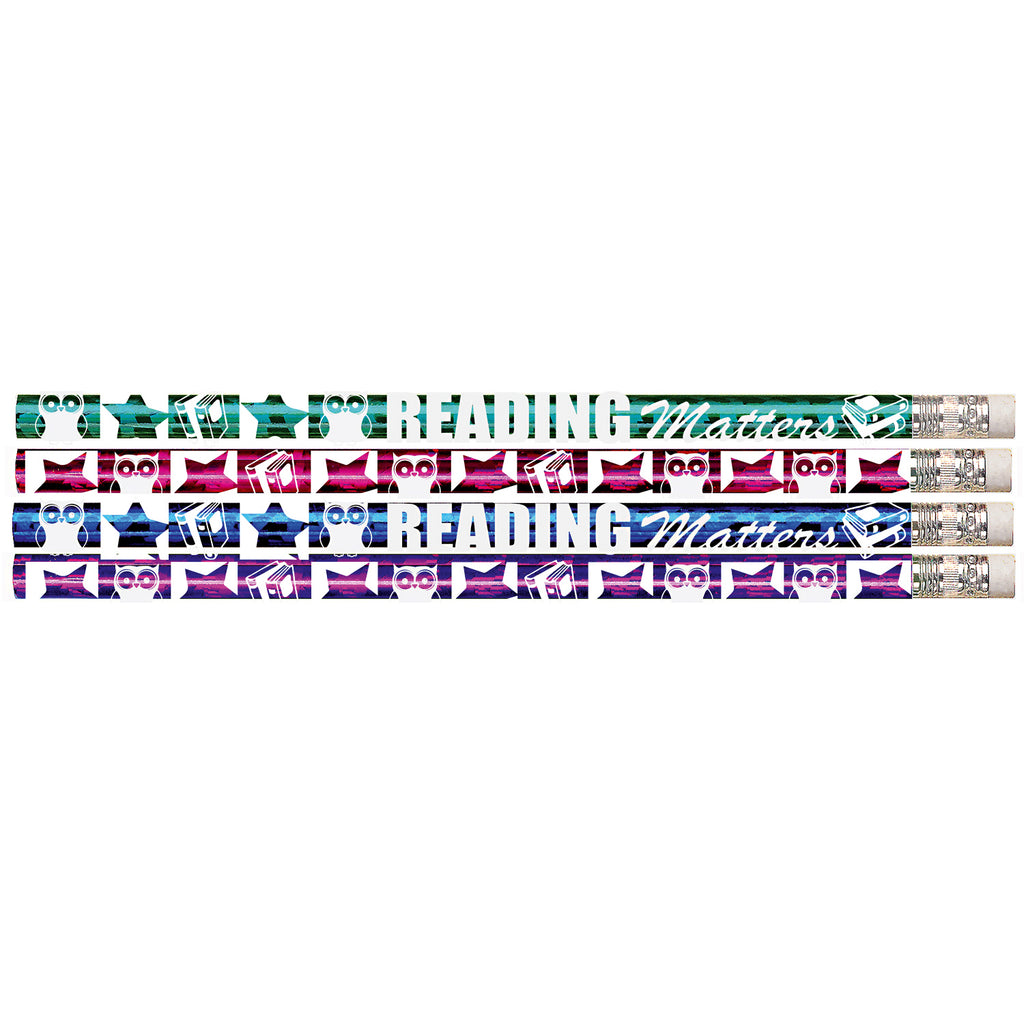 Reading Matters Pencil 12 Pk