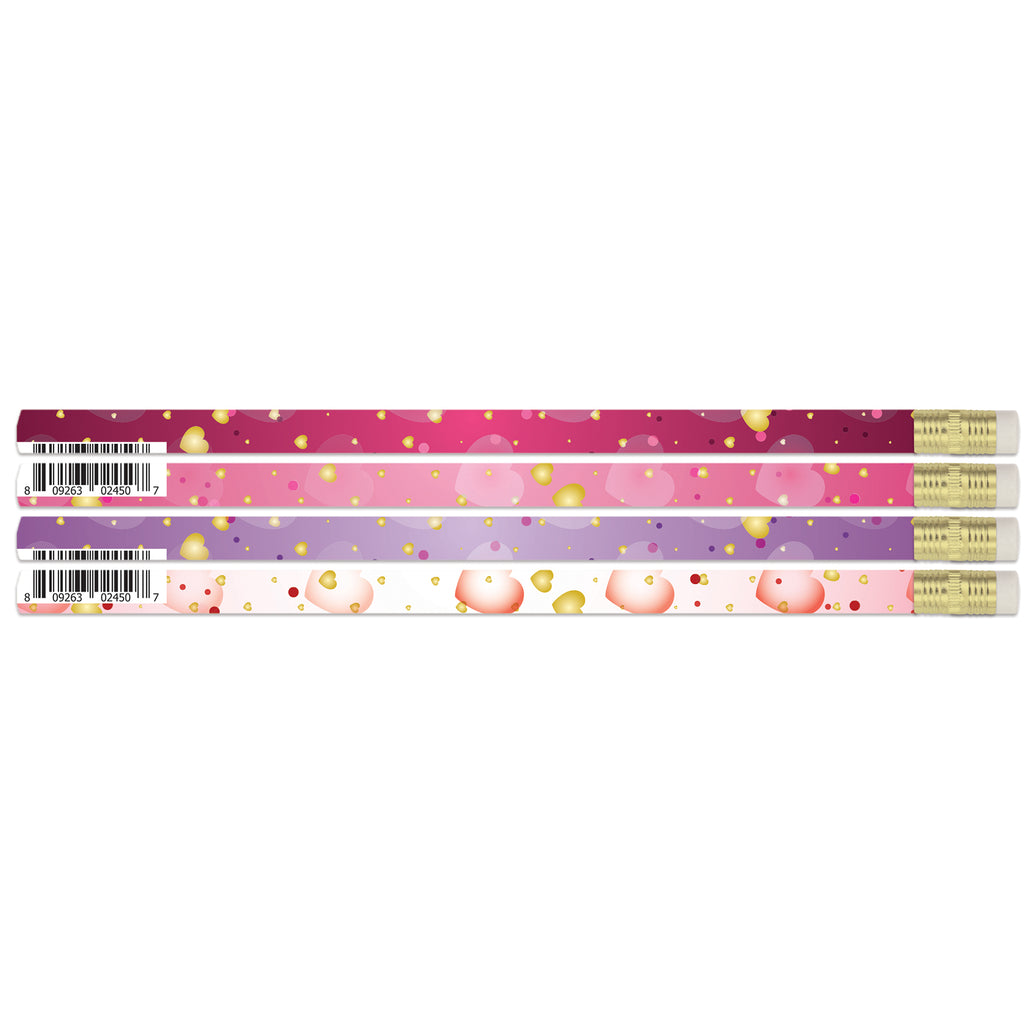 (12 Dz) Dreamy Hearts Pencils