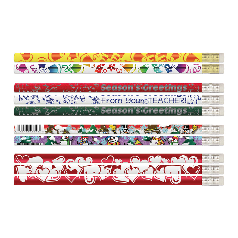 144ct Seasonal Pencils Assortment