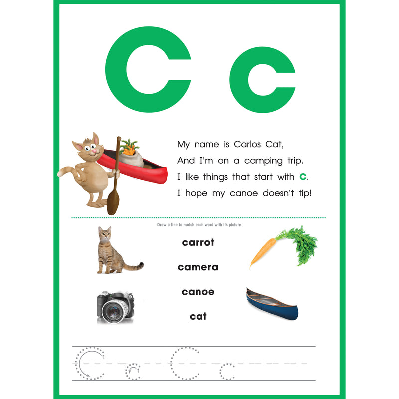 Learning Flip Charts Alphabet Animal Friends