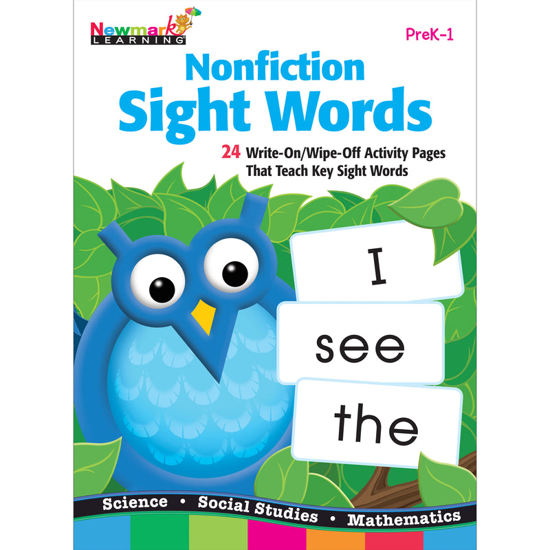 Learning Flip Charts Nonfiction Sight Words