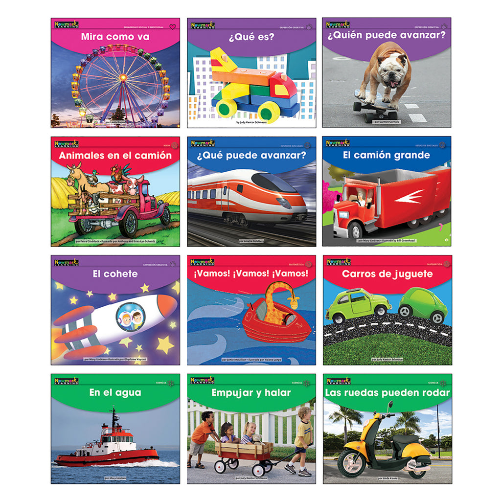 Spanish Transportation Theme Set Early Rising Readers